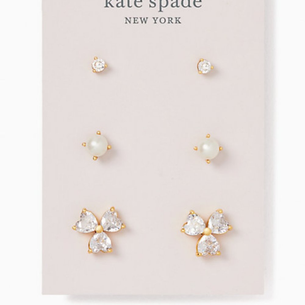 Kate Spade earrings stud set